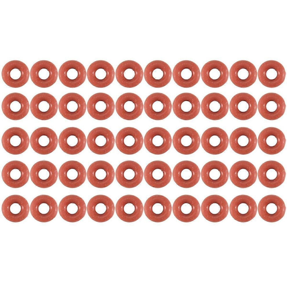 50 Pcs Silicone O Ring Seal Sealing Gasket 3Mm X 8Mm X 2.5Mm 9409192830876