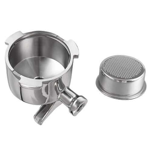 Διπλό στόμιο Portafilter χωρίς πάτο 51 χιλ. για EC680 EC685 Καλάθι φίλτρου Αξεσουάρ καφέ Espresso