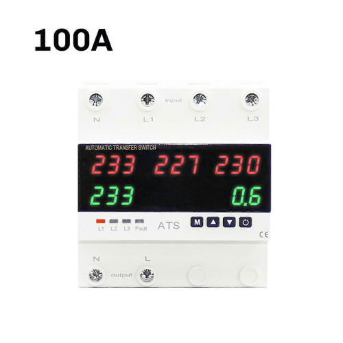 Over Under Voltage Protector Power over Current Limiter 100A 1