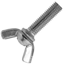 M8 x 20mm Stainless Steel Wing Screws, A2 DIN 316 (5 Pack)