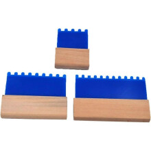 3 Pieces Fashionable Art Wall Design Tool Set 3 Scraper Home Accessories Concrete and Paint Texturing Drywall Comb Tools