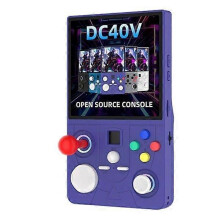 DC40V Console di gioco portatile retrò Linux WiFi GamePad Effetto luce RGB Schermo IPS da 4 pollici