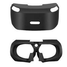 Custodia protettiva in silicone antiscivolo morbida per visore VR, maschera 3D compatibile con PS4 VR,