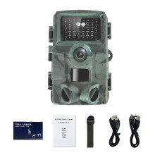 4K 30MP wildcamera, IP66 waterbestendig, jachtcamera met 130 groothoeklens, ondersteuning voor foto's