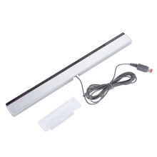 Barra sensore a infrarossi (IR) con ricevitore cablato e supporto, compatibile con la console Nintendo