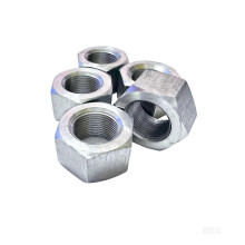 Stainless Steel SS304 5/8"-24 UNEF Hex Nut, Unified National Extra Fine Series Type B, Pack of 5