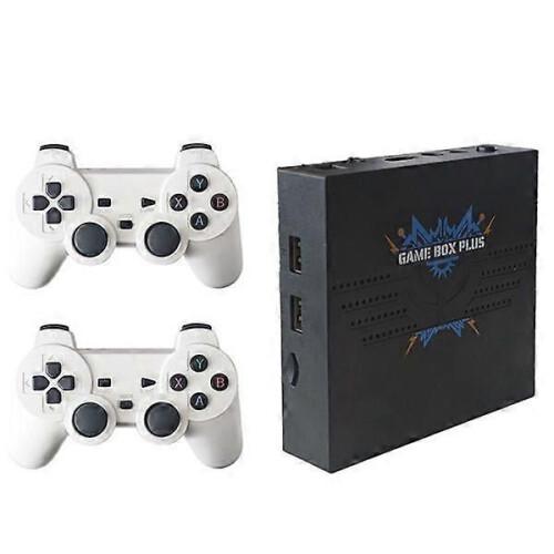 Console per videogiochi TV X6 PLUS 64G con custodia TV, controller di gioco, console arcade retrò, supporta