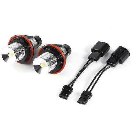2pcs 5W White LED Angel Eyes Halo Ring Light Bulbs for E39 E60 E53 E63 E66 Headlight