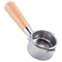 Kaffeefilter für bodenlose Siebträger, 53 mm Ersatzfilterkorb, Kaffeezubehör