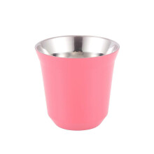 80 ml doppelwandige Edelstahl-Espressotasse mit Isolierung, E