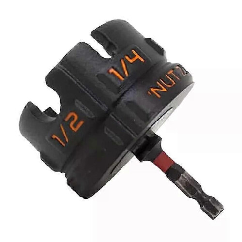 Nut Zipper Drill Attachment for 1/4", 3/8", 1/2" Threaded Rods - Nut Removal Tool