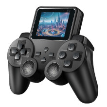 Console per videogiochi portatile S10 con gamepad da 2,4 pollici, 520 giochi, lettore di giochi retrò