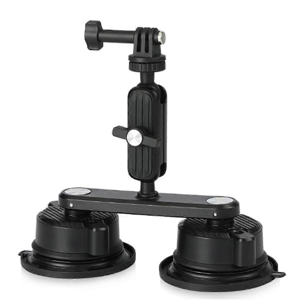 Suction Cup Mount For Gopro,Camera Car Mount On Car Window, Windshield 360 Rotation Double Suction Cup Mount 9409192833853