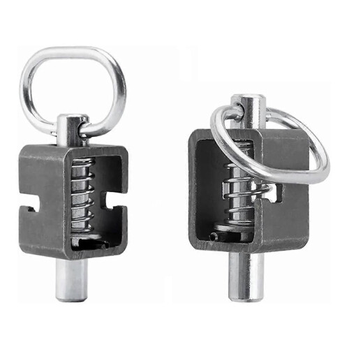 Trailer Gate Latch, Weld on 5/8inch Spring Latch Assembly 2 Pack