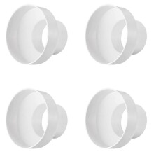 Ventilation Pipe Reducer Adapter Pipe Air Duct Adapter Pipe Connector compatible Inline Ventilation System