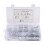 180 Pcs A1288 Split Galvanized R-Type Latch Bolt Cotter Pin Lockpin R Shape Cotter Pin 1