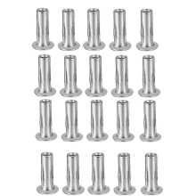 Nakrętki nitowe M5 Multi-Grip, 20 szt. Nakrętka z gwintem, stal nierdzewna 304, nakrętki z gwintem,