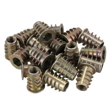 20 piezas de tuercas insertables de rosca hexagonal M6x15mm compatibles con madera