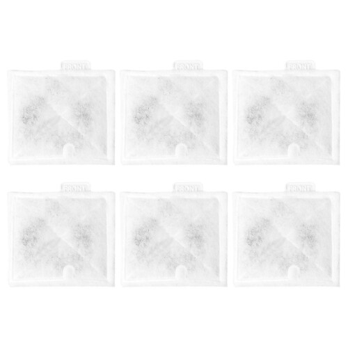 6 Aquarium Medium Charcoal Filter Cartridges,for Replacements QuietFlow Power 10