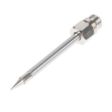 Punta de soldador USB mini portátil con interfaz 510, plateada.