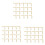 60 Pcs 51mm Flat Corner Right 90 Angle Bracket Repair Plate Fixing Brace 1