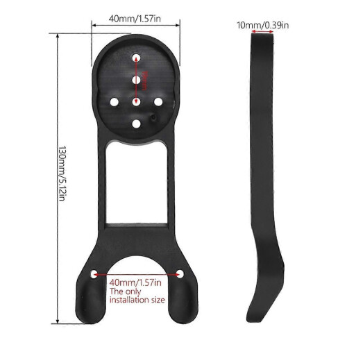 For H11 H36 Integrated Bike Handlebar Computer Mount Holder Support 2