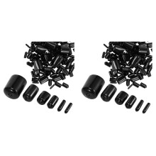 Vinyl Elastic End Cap Bolts Screws Rubber Thread Protection Safety Caps 9 Sizes 2/25 to 4/5 Inches