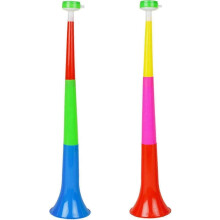 2 trombe Vuvuzela in plastica, trombe super rumorose per cheerleading, adatte a celebrazioni sportive,