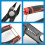 Stripper Pliers Automatic Stripping Cutter Cable Wire Crimping Electrician Repair Tools Wire Stripp 4
