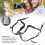 Leather Double Shoulder Strap for DSLR Camera, Photography Accessory, Black 3