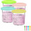 Replacement compatible for Creami Pints and Lids - 4 Pack NC501 1