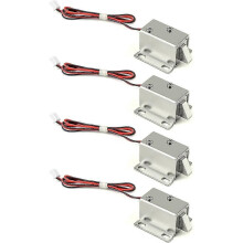 Sähkömagneettinen solenoidilukko, oven laatikon kieli alas DC 12V ohut muotoilu, yhteensopiva kaapin