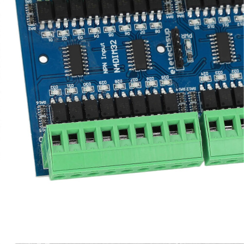 RS485 Input Controller 32 Channel DIN Rail Isolated PLC Switch Quantity Acquisition BoardNPN ModuleLow Level 1