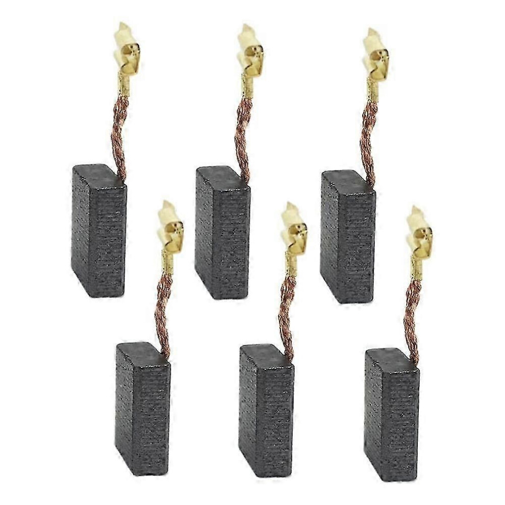 6-Pack Cb-318 Carbon Brushes Replacement Compatible With Makita Cb318 Cb325 Cb340 Cb336 191974-7 194074-2 191978-9 9152359630955