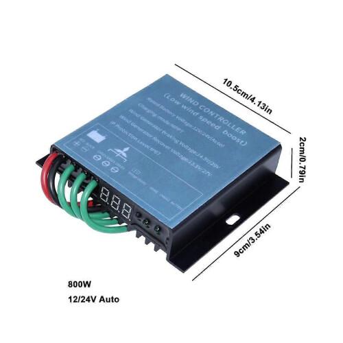 Wind Driven Generator Controller 12/24V 800W MPPT Wind Charge Controller Wind Turbine Generator Con 1