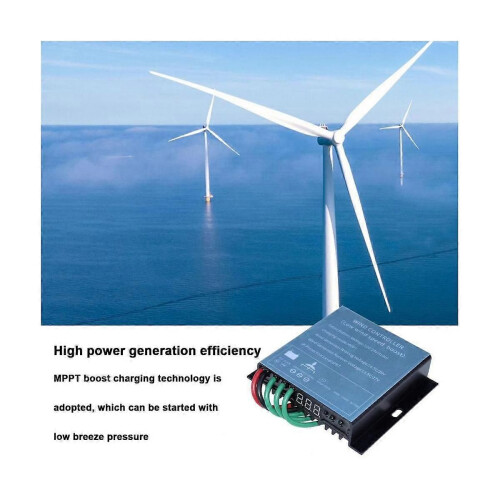 Wind Driven Generator Controller 12/24V 800W MPPT Wind Charge Controller Wind Turbine Generator Con 2