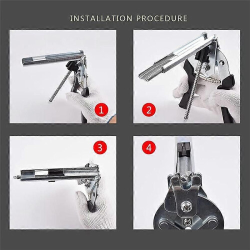 Type M Hog Nail Ring Pliers Kit with 2400Pcs M Clips 2