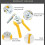 Type M Hog Nail Ring Pliers Kit with 2400Pcs M Clips 4
