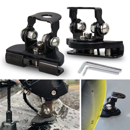 Universal LED Light Bar Mounting Brackets, Adjustable Hood Pillar Mounts, Led Work Light Mount Bracket Clamp Holder 4PCS 1