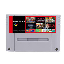 Super 130 in 1 Gioco Scheda di gioco compatibile con console di gioco SFC a 16 bit