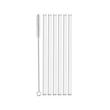 6Pack Reusable Replacement Straws with Cleaning Brush for 40Oz Tumbler,Cup Straw for Tumbler Access