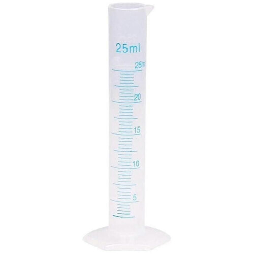 Measuring Cylinder Plastic Graduated Tube Tool for Lab(25Ml)