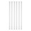 6 Pack Tension Rods, Adjustable Spring Cupboard Bars Rod Curtain Rods White 1
