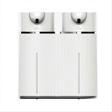 Dispensador automático de jabón líquido y espuma de doble cabezal, de montaje en pared, recargable por