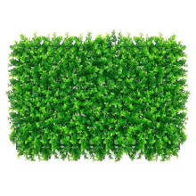 Pianta verde artificiale, erba verde simulata, decorazione murale compatibile con casa, hotel, bar,