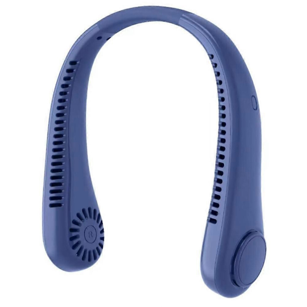 Portable Mini Neck Fan Portable Bladeless Fan Usb Rechargeable Bladeless Hanging Air Cooler 9409192846327