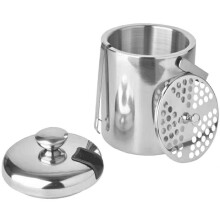 Insulated Ice Bucket with Lid Double Walled Ice Bucket with Ice Tongs Compartment Ice-Cube Container Buckets