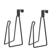 2 Pack Over the Tank Toilet Paper Holder, Toilet Paper Roll Holder Stand, Metal Tissue Holder for Bathroom Organizers