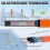 Frost Protection Heating Cable 4 M Heating Cable Concurrent Heating Self-Regulating Waterproof for Water Pipes Eu Plug 4