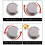 Kitchen Timer Mechanical Manual Stainless Steel with Magnetic Base Cooking Clock Countdown Study Fi 4
